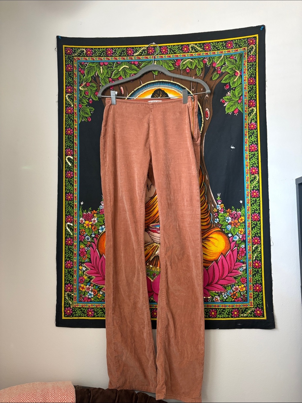 We The Free Corduroy Wide-Leg Pants in Rust